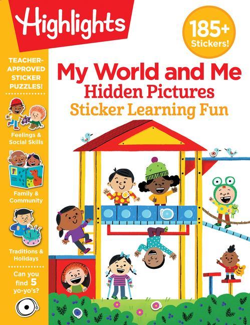 Book My World and Me Hidden Pictures Sticker Learning Fun 