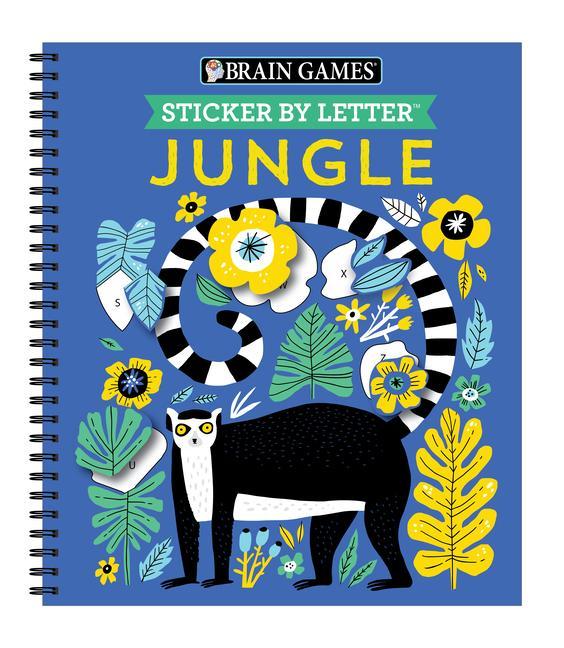 Kniha Brain Games - Sticker by Letter: Jungle Brain Games