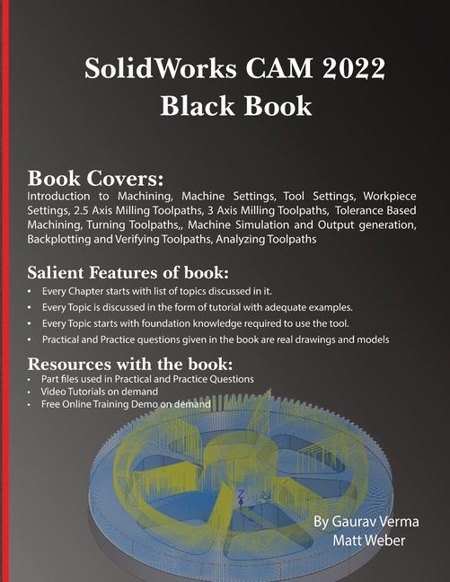 Könyv SolidWorks CAM 2022 Black Book Matt Weber