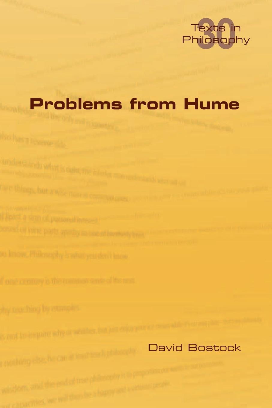 Knjiga Problems from Hume David Bostock