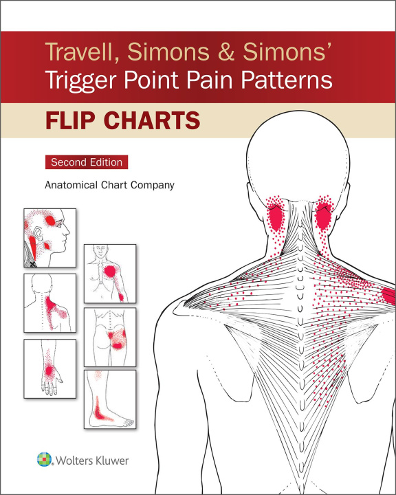 Книга Travell, Simons & Simons' Trigger Point Pain Patterns Flip Charts ACC