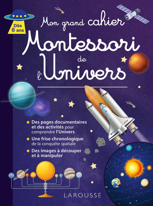 Книга Mon grand cahier Montessori de l'Univers collegium