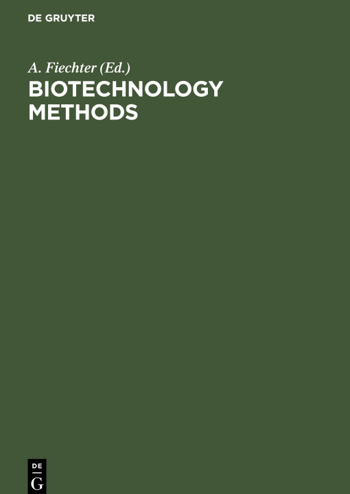 Knjiga Biotechnology Methods No Contributor