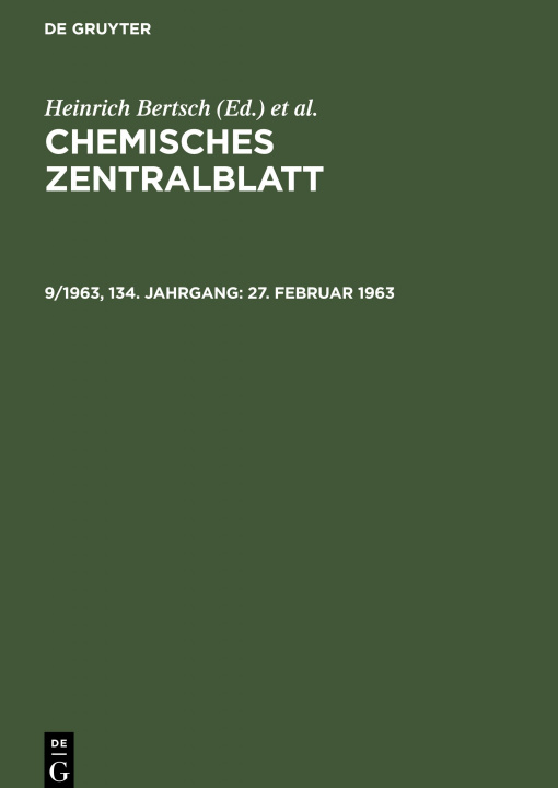 Könyv 27. Februar 1963 Wilhelm Klemm