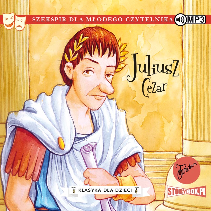 Kniha CD MP3 Juliusz Cezar. Klasyka dla dzieci. William Szekspir William Szekspir