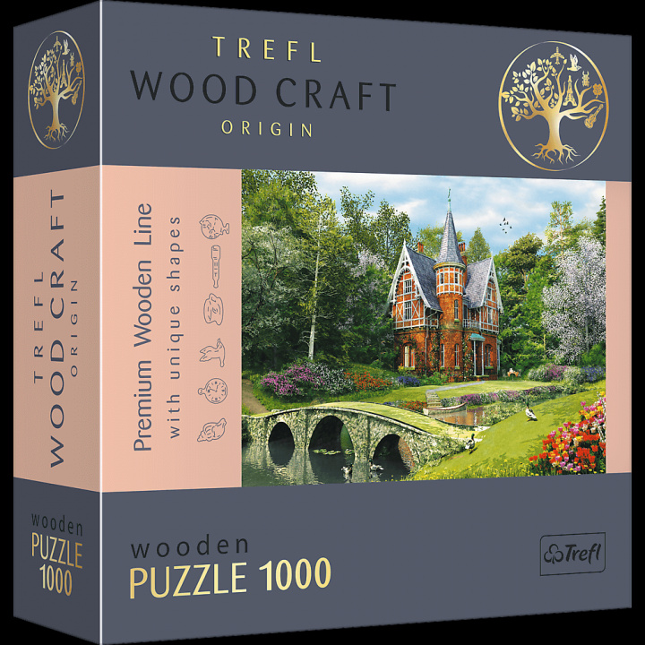 Játék Dřevěné puzzle Viktoriánský dům 1000 dílků 