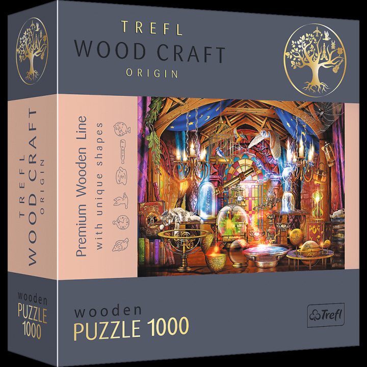 Játék Dřevěné puzzle Kouzelná komnata 1000 dílků 