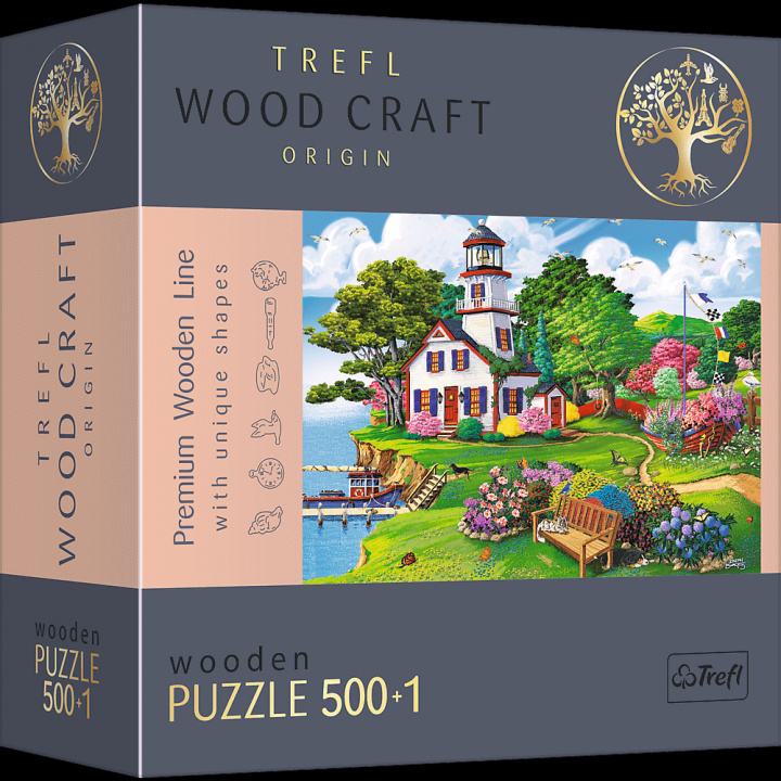 Játék Dřevěné puzzle Letní útočiště 501 dílků 