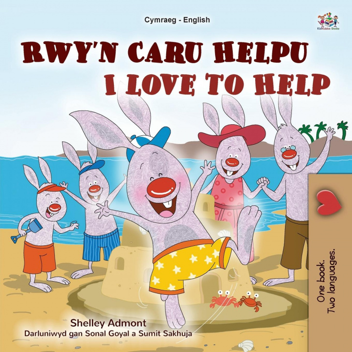Carte I Love to Help (Welsh English Bilingual Children's Book) Kidkiddos Books