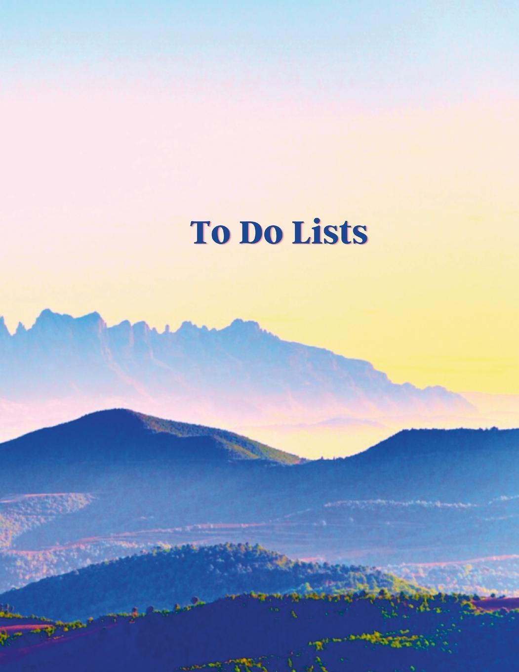 Book To Do Lists Tanya Purcell