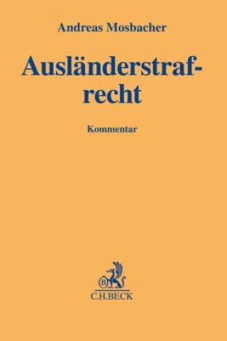 Book Ausländerstrafrecht Andreas Mosbacher