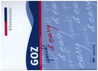 Knjiga GOZ quick & easy Karl-Heinz Wissig