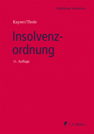 Kniha Insolvenzordnung Christoph Thole