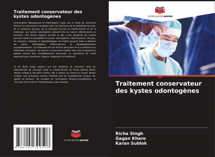 Knjiga Traitement conservateur des kystes odontog?nes Gagan Khare