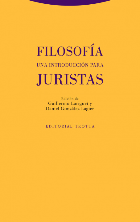 Libro Filosofía. Una introducción para juristas DANIEL GONZALEZ LAGIER