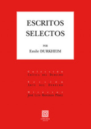 Libro ESCRITOS SELECTOS EMILE DURKHEIM