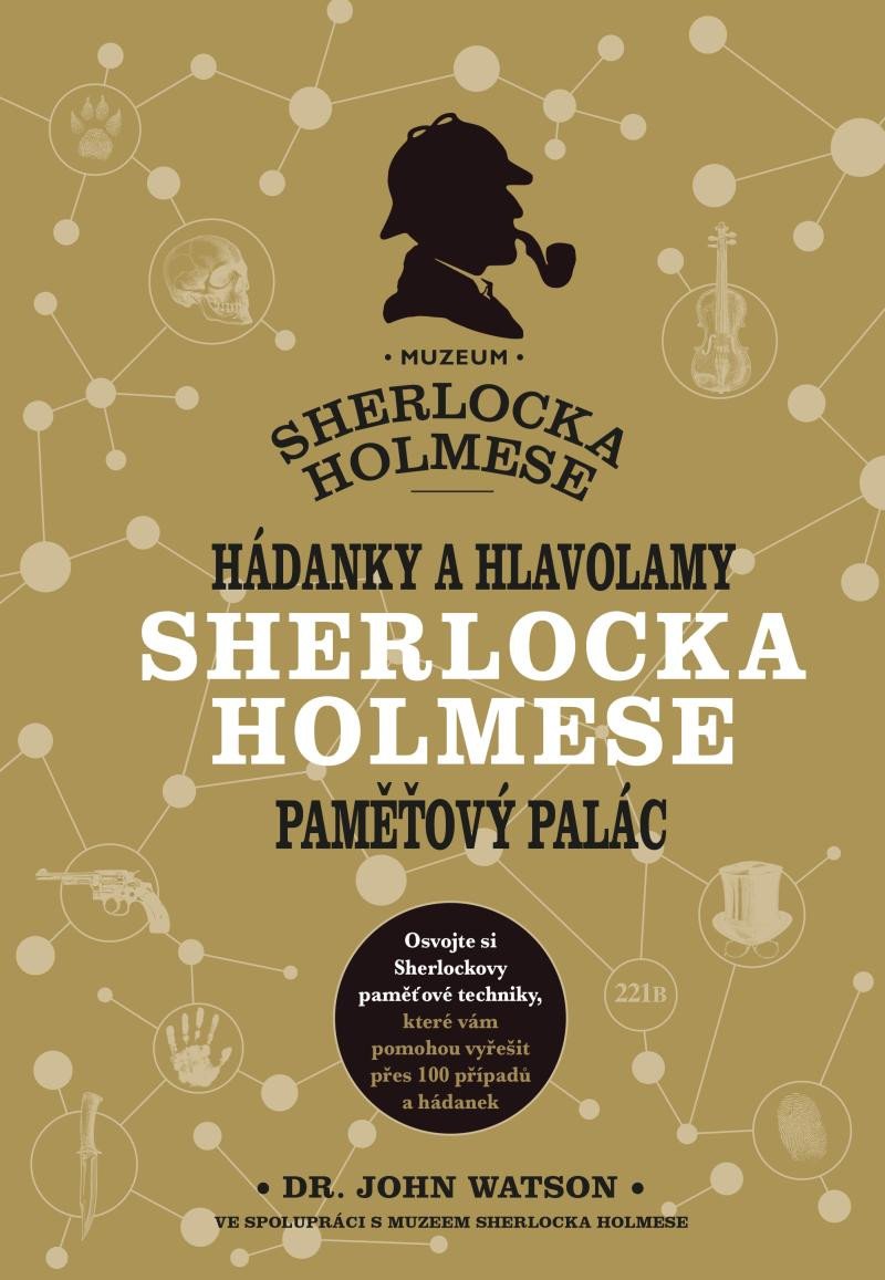 Kniha Hádanky a hlavolamy Paměťový palác Sherlocka Holmese Tim Dedopulos