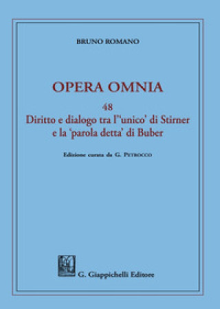 Kniha Opera omnia Bruno Romano