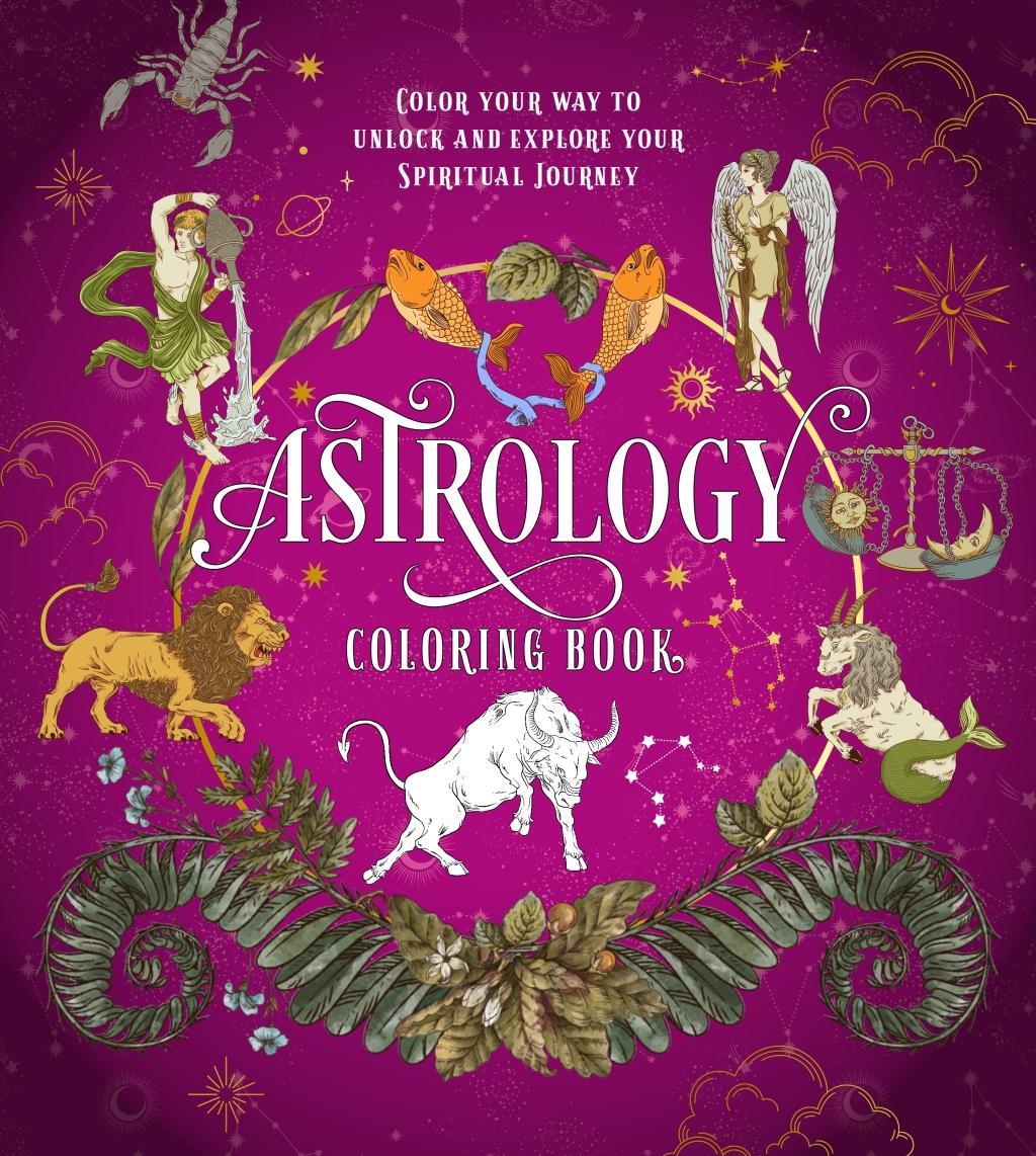 Книга Astrology Coloring Book Editors of Chartwell Books