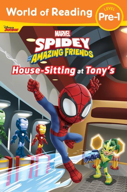 Книга World of Reading: Spidey and His Amazing Friends Housesitting at Tony's Disney Storybook Art Team