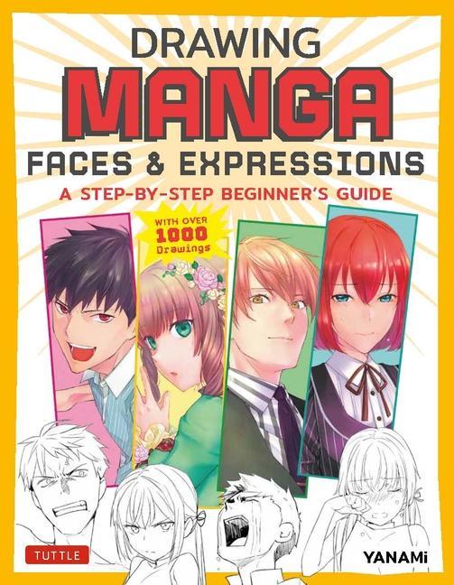 Book Drawing Manga Faces & Expressions 