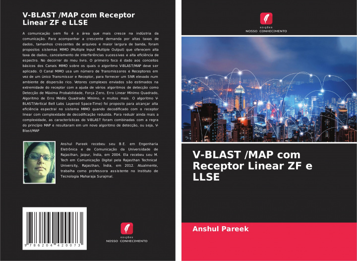 Knjiga V-BLAST /MAP com Receptor Linear ZF e LLSE Anshul Pareek