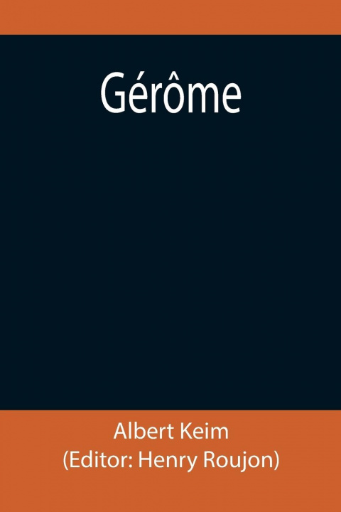 Knjiga Gerome Henry Roujon