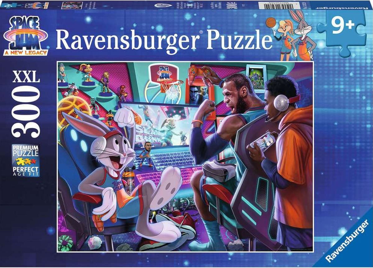 Gra/Zabawka Ravensburger Puzzle Space Jam - Herní konzole 300 dílků 