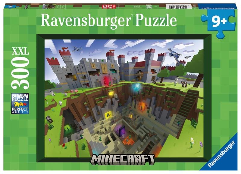 Joc / Jucărie Ravensburger Puzzle - Minecraft 300 dílků 