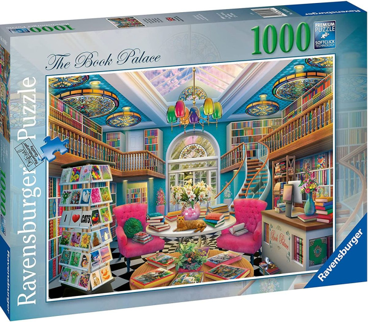 Játék Ravensburger Puzzle Disney - Palác knih 1000 dílků 