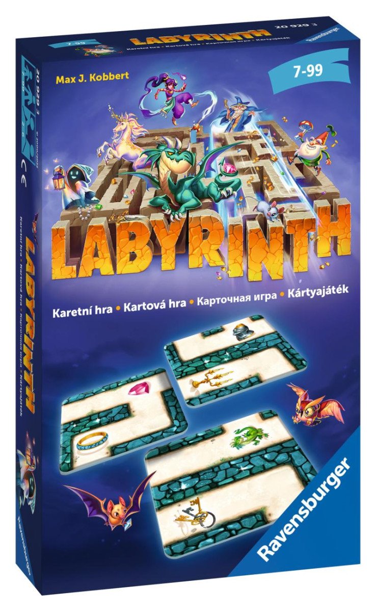 Printed items Ravensburger Labyrinth - karetní hra 