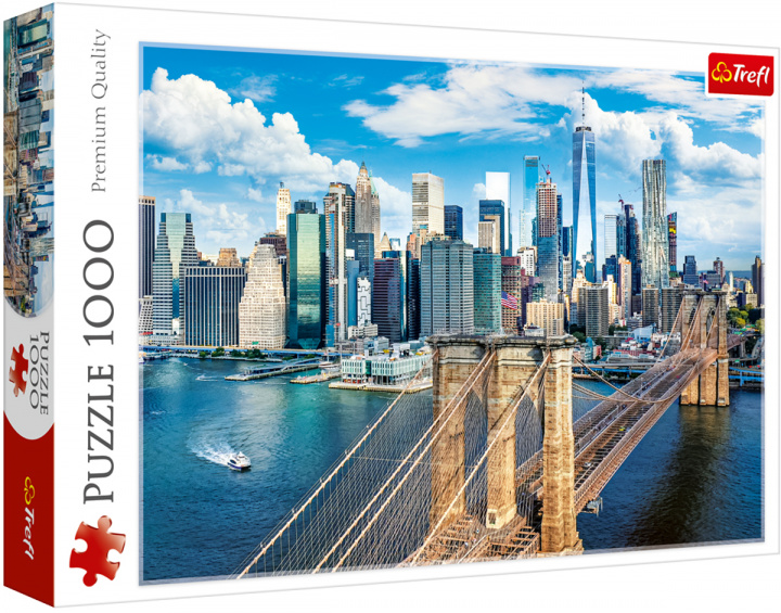 Joc / Jucărie Puzzle Brooklynský most, New York, USA 1000 dílků 