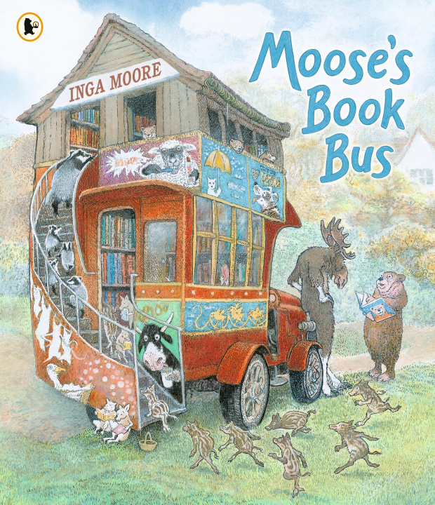 Kniha Moose's Book Bus Inga Moore