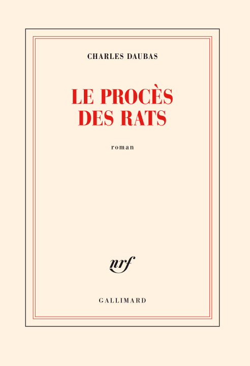Könyv Le procès des rats CHARLES DAUBAS
