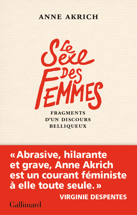 Kniha Le Sexe des Femmes ANNE AKRICH