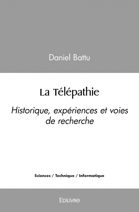 Knjiga La télépathie BATTU DANIEL