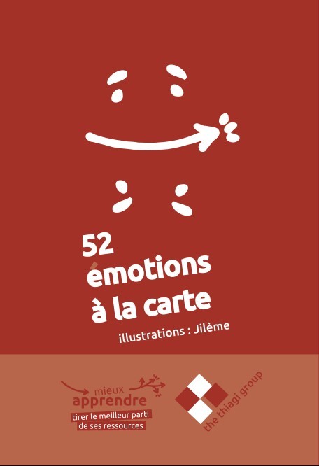 Kniha 52 émotions à la carte - Livret de jeux thiagarajan
