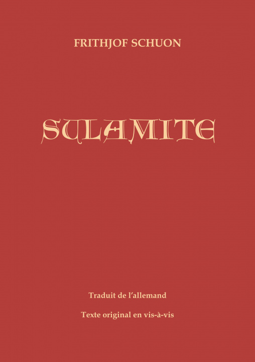 Kniha SULAMITE Schuon