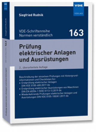 Kniha Prüfung elektrischer Anlagen und Ausrüstungen Siegfried Rudnik
