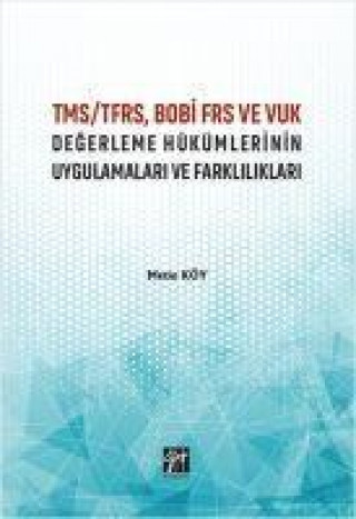 Kniha TMSTFRS, BOBI FRS ve VUK Degerleme Hükümlerinin Uygulamalari ve Farkliliklari 
