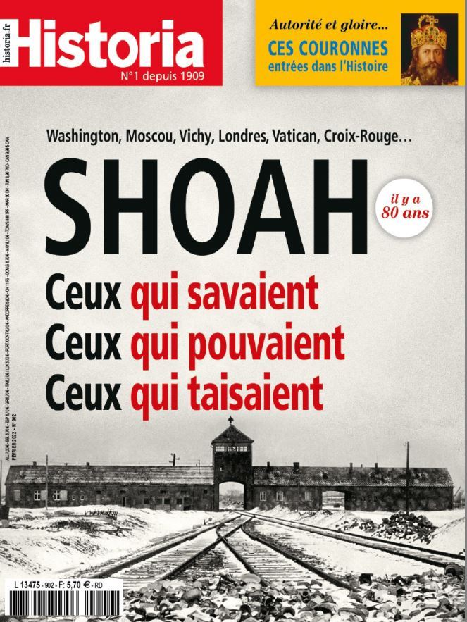 Könyv Historia N°902 - Shoah - février 2022 collegium