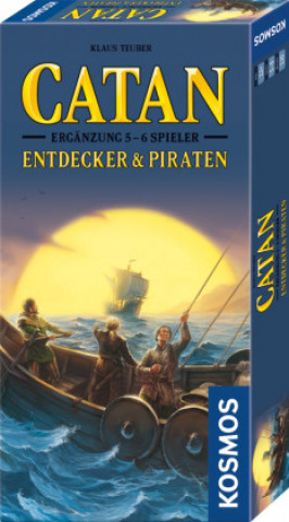 Gra/Zabawka CATAN - Ergänzung 5-6 Spieler - Entdecker & Piraten Klaus Teuber