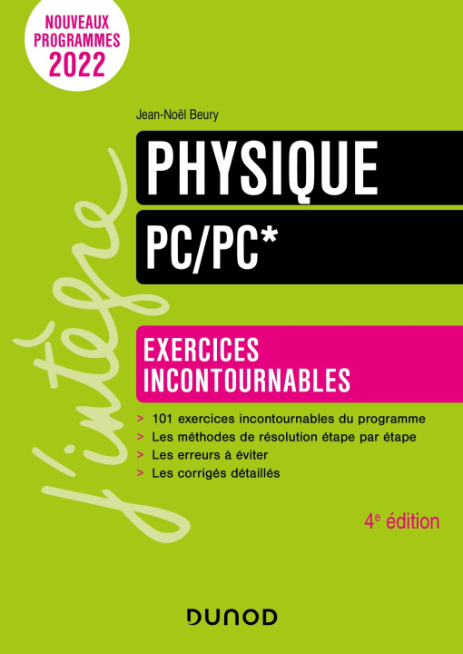 Kniha Physique Exercices incontournables PC/PC* - 4e éd. Jean-Noël Beury