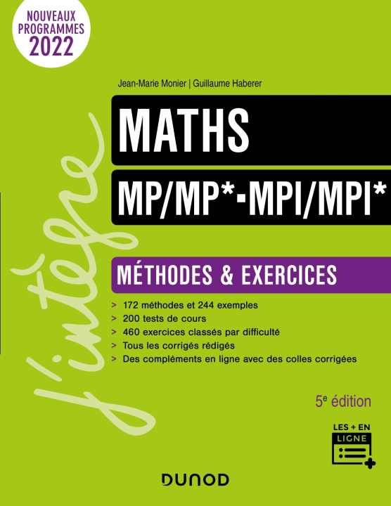 Kniha Maths Méthodes et Exercices MP/MP*- MPI/MPI* - 5e éd. Jean-Marie Monier