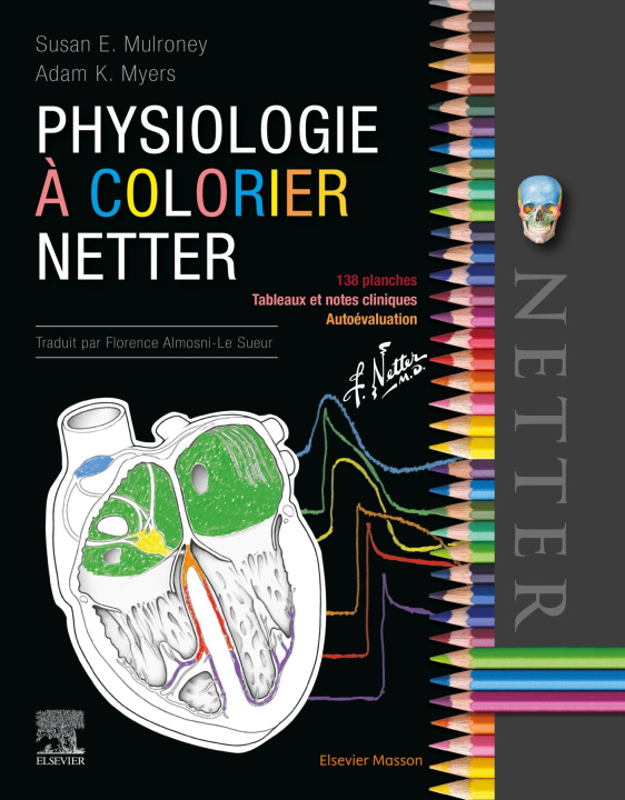 Carte Physiologie à colorier Netter Susan Mulroney