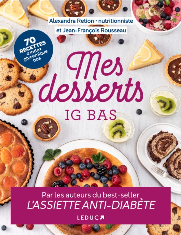 Knjiga Mes desserts à IG bas Retion