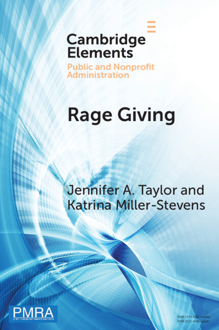 Knjiga Rage Giving Jennifer A. Taylor