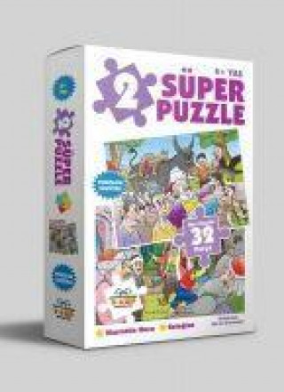 Książka 2 Süper Puzzle Nasrettin Hoca- Keloglan 32 Parca 