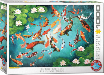 Játék Puzzle 1000 Colorful Koi 6000-5696 