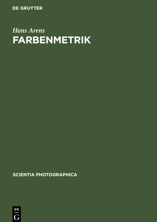 Buch Farbenmetrik Hans Arens
